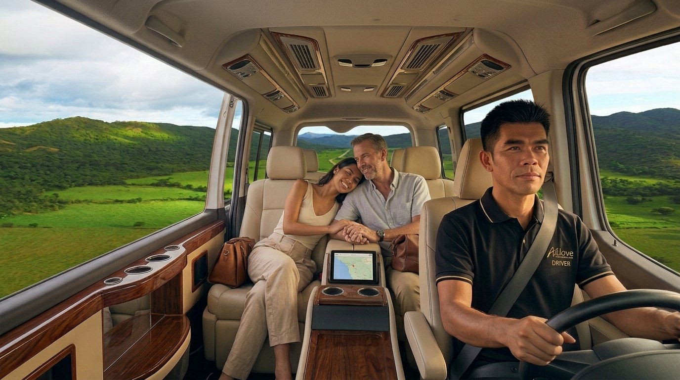 Exclusive private van for luxury transportation